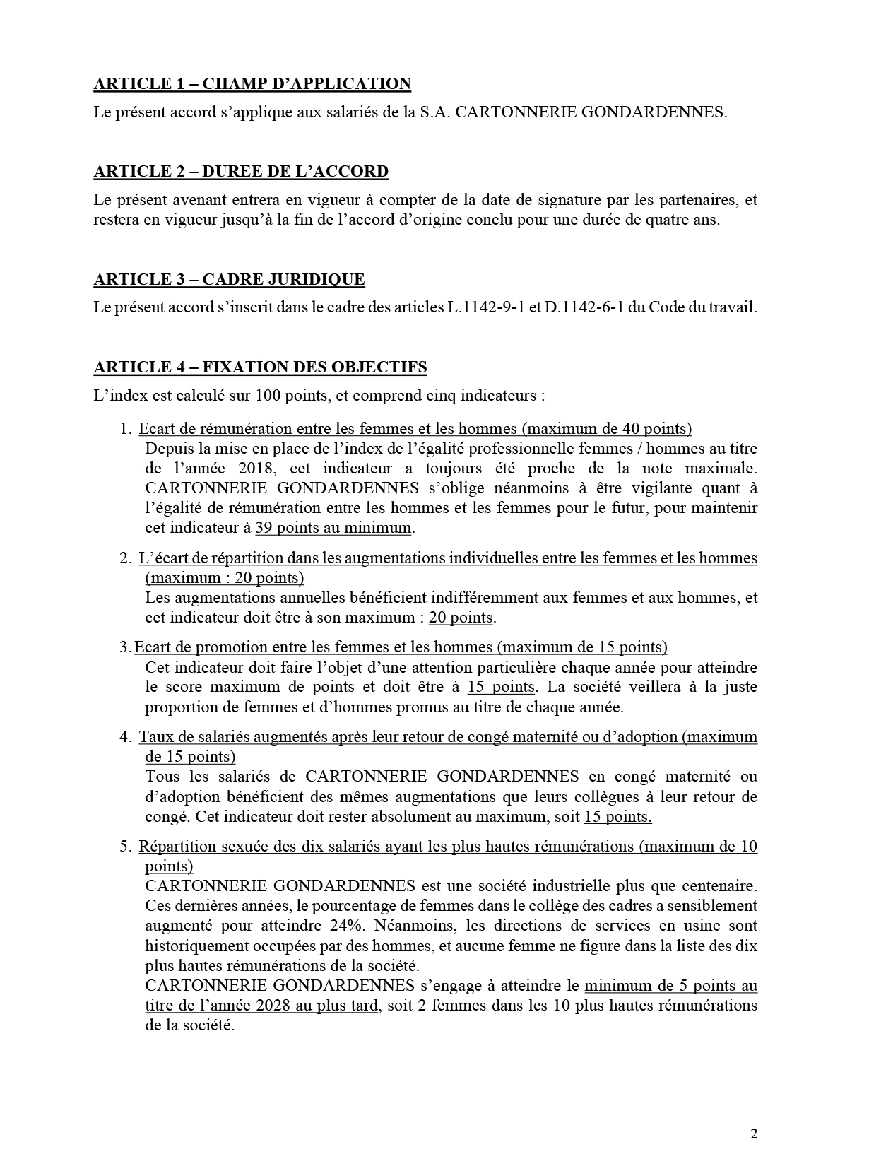 &Eacute;galit&eacute; professionnelle femmes-hommes 2025